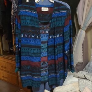 Colorful Patterned Women's Jacket